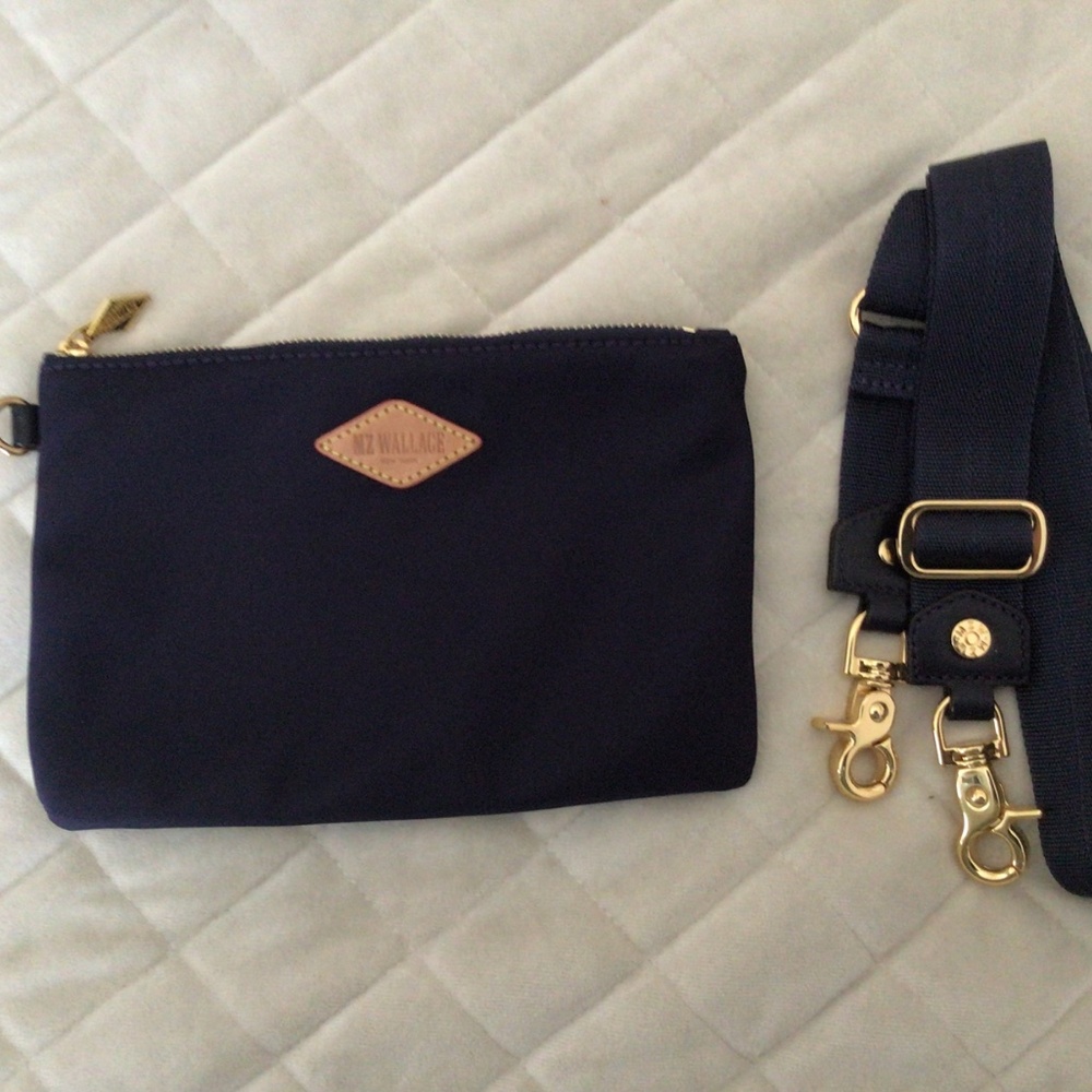 Excellent Condition MZ Wallace Small Belle in Boysenberry (dark purple) - Picture 7 of 8